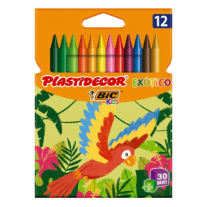 Plastidecor - Caja 12 colores exóticos