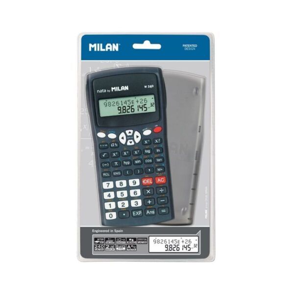 14 Calculadora científica Milan Negra M240