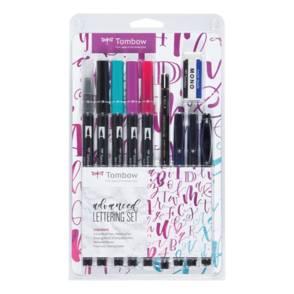 30 Rotuladores Lettering Tombow - Set Avanzado