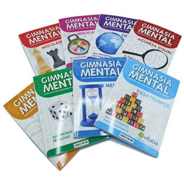 Gimnasia mental-colección Colección -Cuadernos gimnasia mental.-Lalaiashop.com