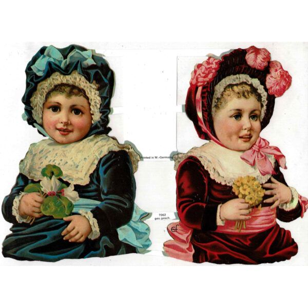 7062 Pack 4 láminas cromos de picar. Vida Victoriana III
