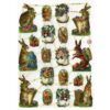 7256 Pack 4 láminas cromos de picar. Pascua