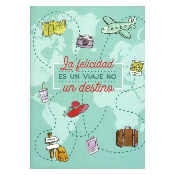 La felicidad es un viaje Pack 6 cuadernos "Felicidad"