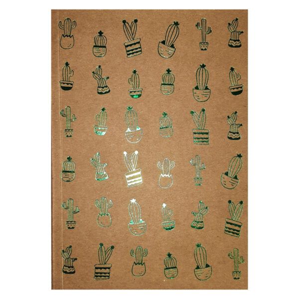 Laser cactus Pack 8 cuadernos "Laser holographic"
