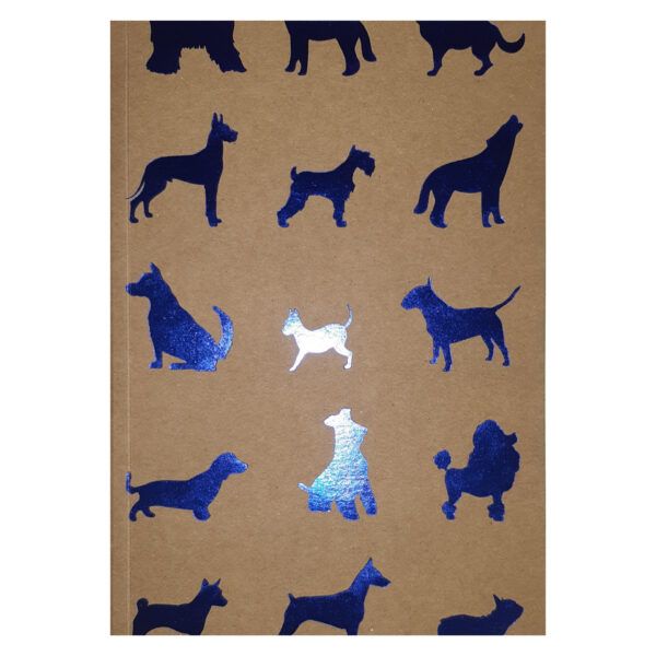 Laser perros Pack 8 cuadernos "Laser holographic"