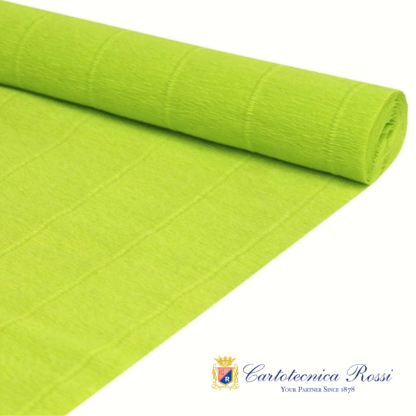 Papel crepé verde pistacho 558 Papel Crepé Verde Pistacho 558