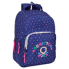 Mochila doble Benetton Mochila Doble Benetton Drop Multicolor Adaptable a Carro