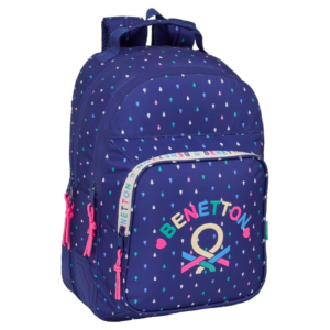 Mochila Doble Benetton Drop Multicolor Adaptable a Carro