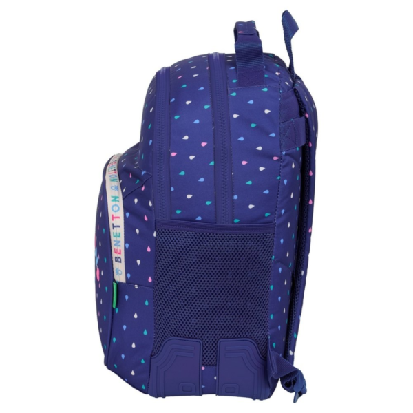 Mochila doble Benetton III Mochila Doble Benetton Drop Multicolor Adaptable a Carro