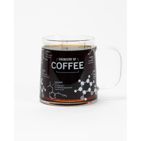 Taza Vidrio Formulas Quimicas 295 ml