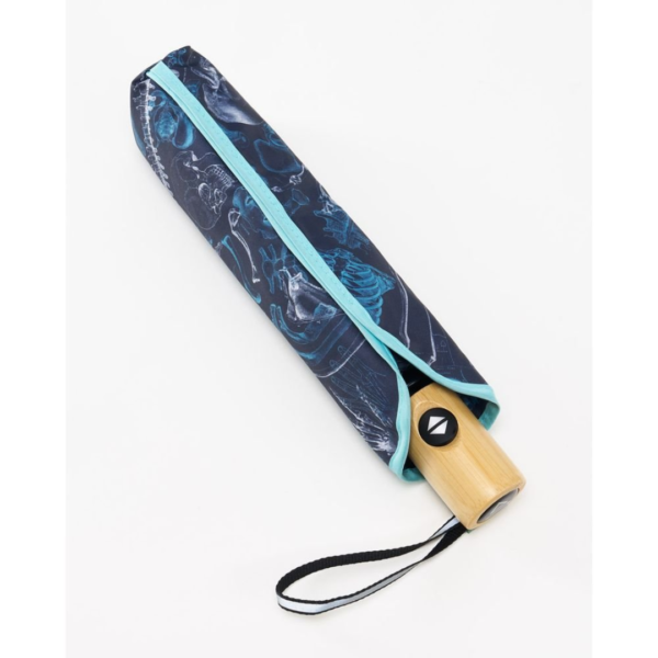 2 Paraguas Plegable Automatico Con Funda Ciencia Esqueleto