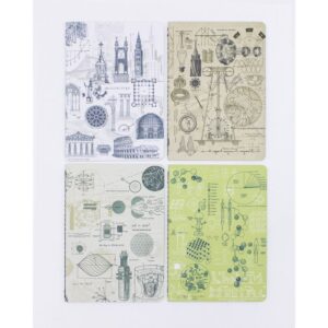 682384958100.jpg Set 4 Cuadernos De Bolsillo A6 Energia Y Arquitectura