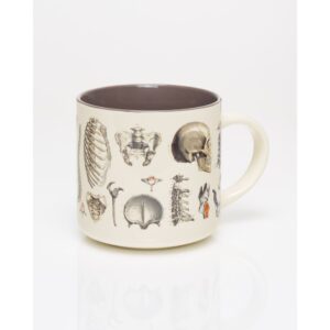Taza Ceramica Esqueleto 430ml