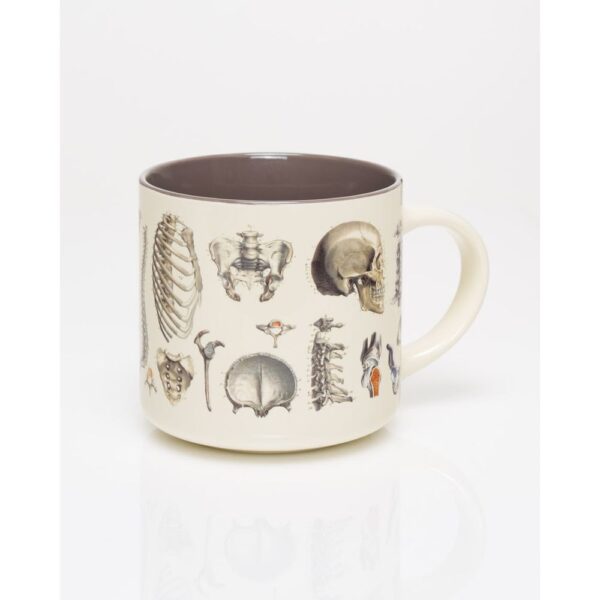 Taza Ceramica Esqueleto 430ml