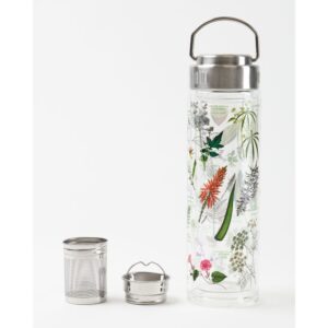 Botella Cristal Con Infusor Botanica Medicinal 450 Ml