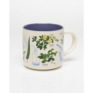 Taza Ceramica Botanica Farmacia 430ml