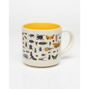 Taza Ceramica Insectos y Mariposas 430ml