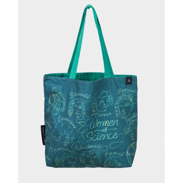 Bolsa de tela reversible Mujeres de ciencia