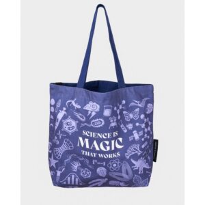 691959475775.jpg Bolsa de tela reversible La ciencia es m?gia